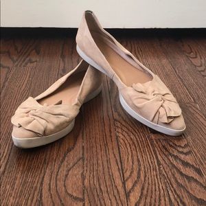 Dr. Scholl’s dusty rose suede flat, size 10
